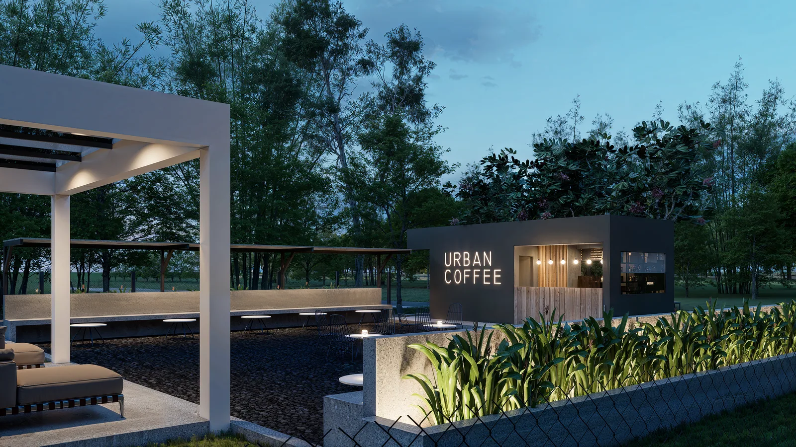 Exterior architectural render