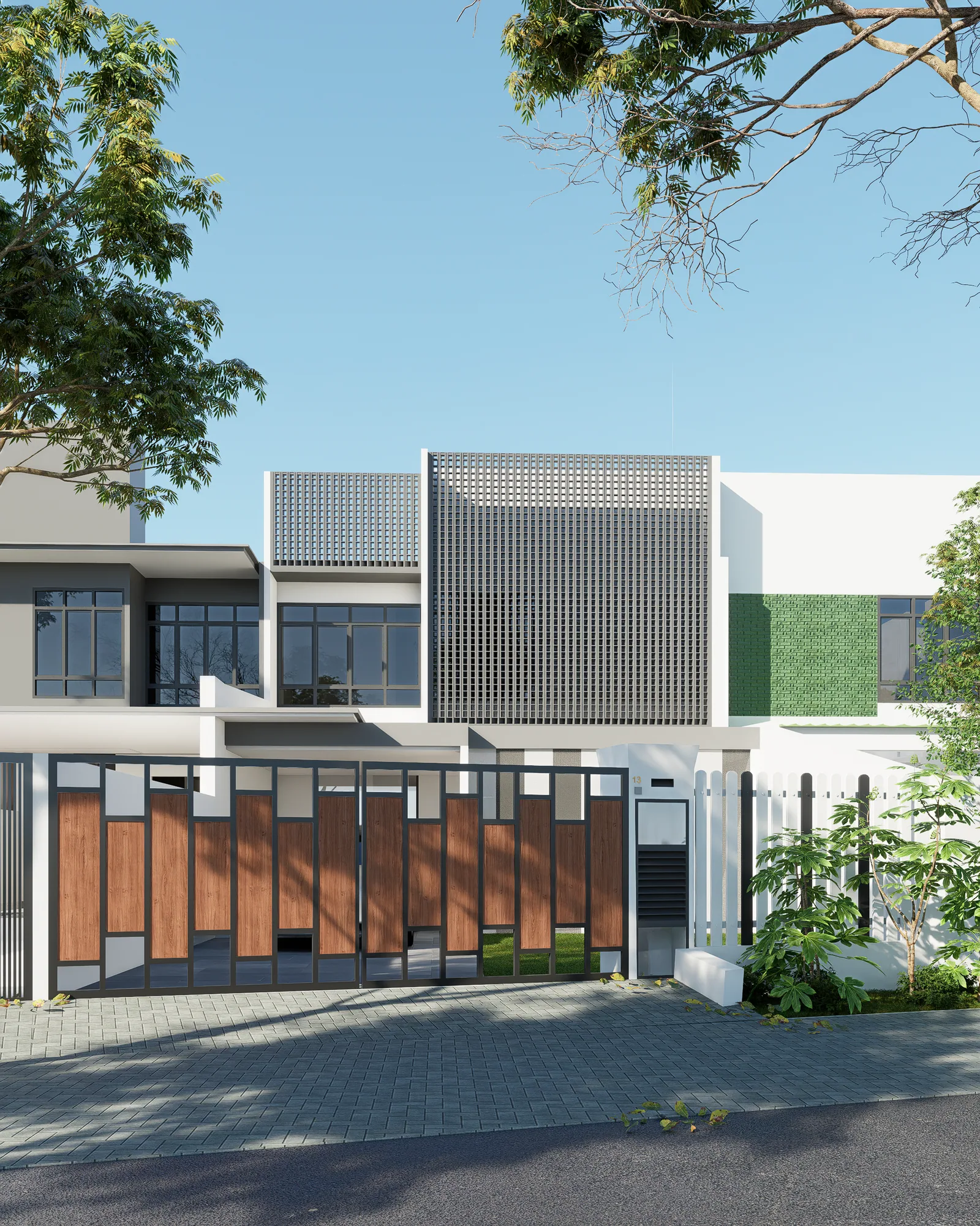 Exterior architectural render