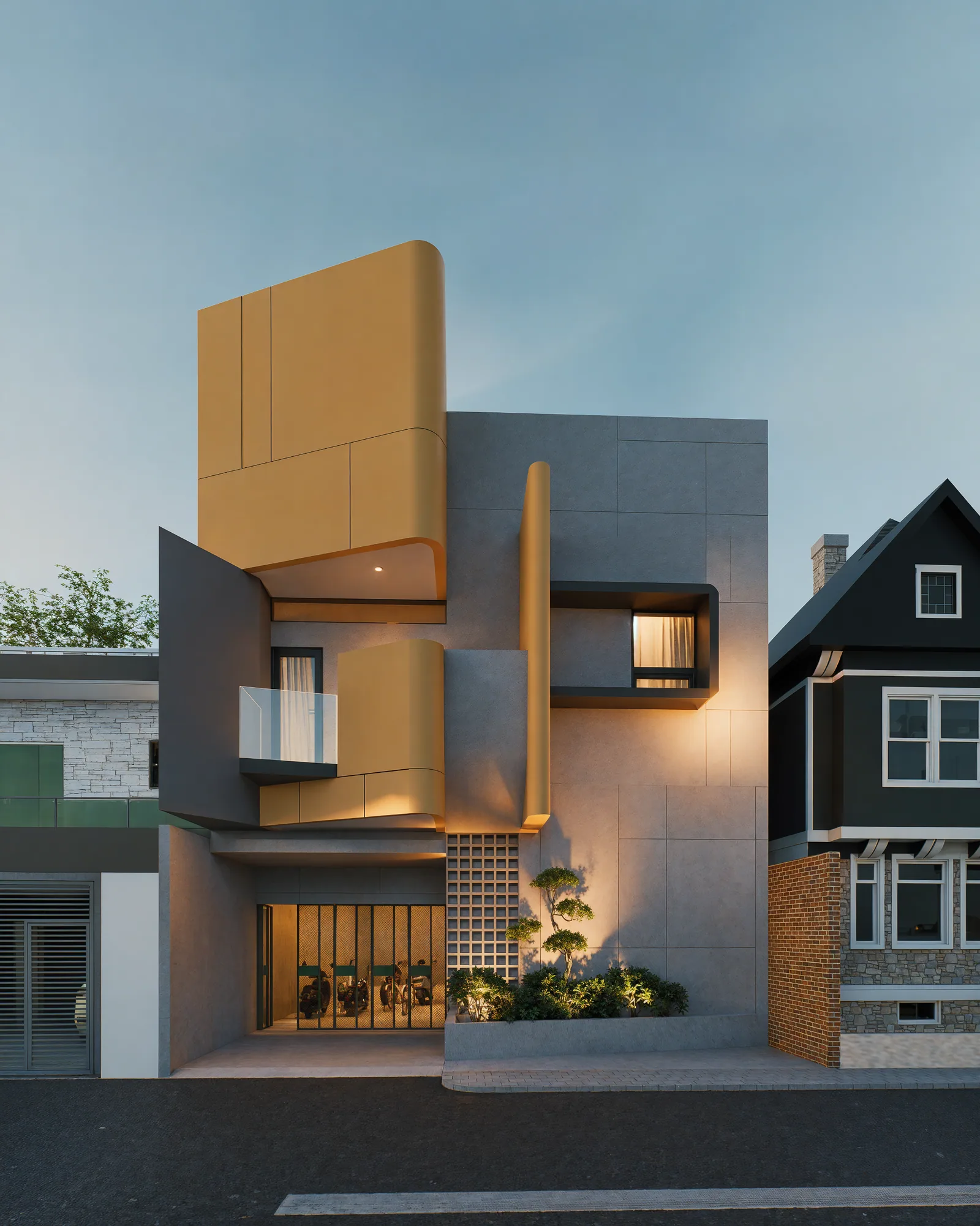 Exterior architectural render