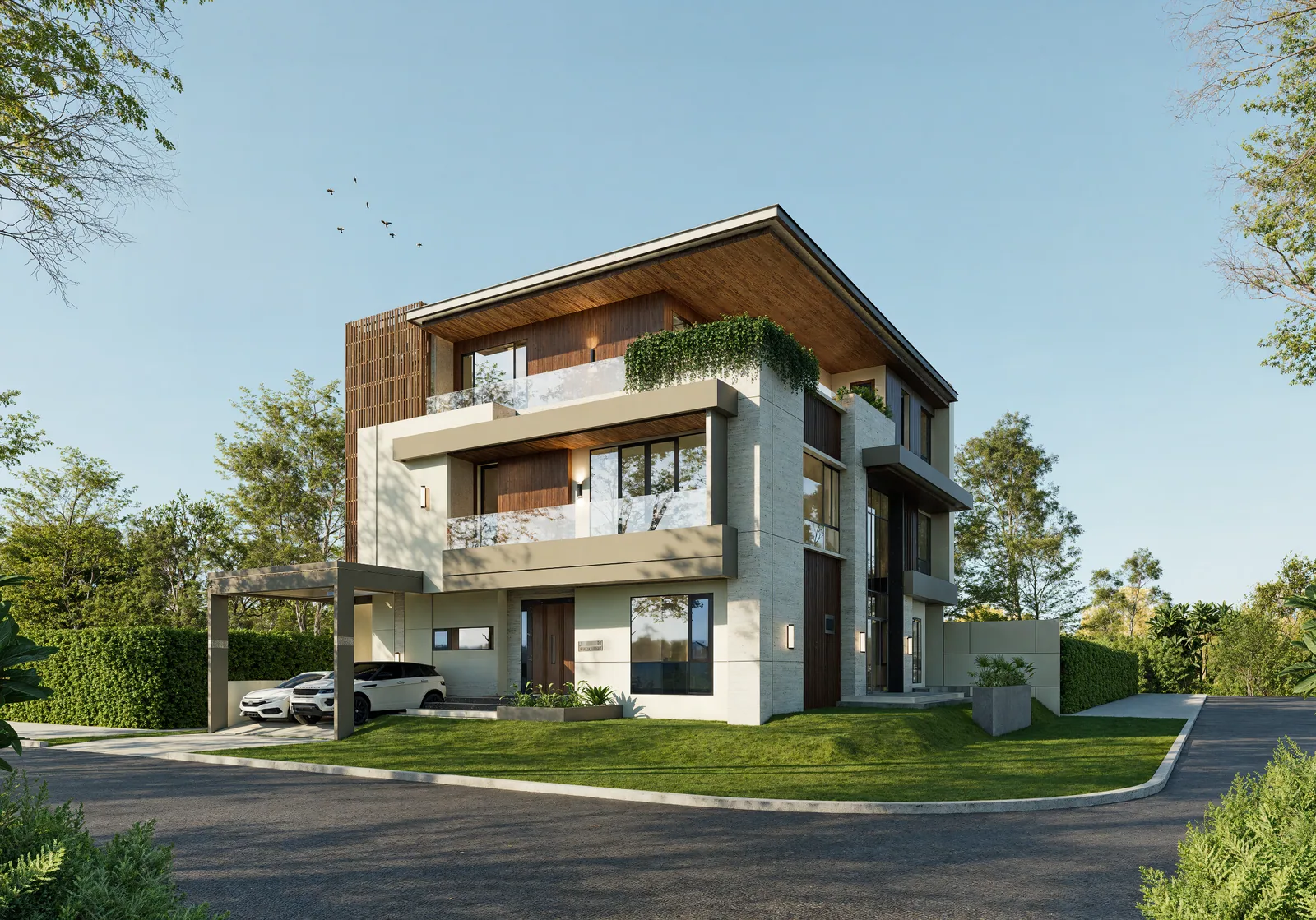Exterior architectural render