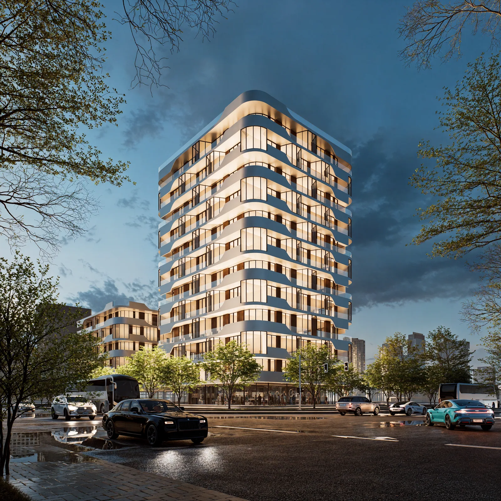 Exterior architectural render