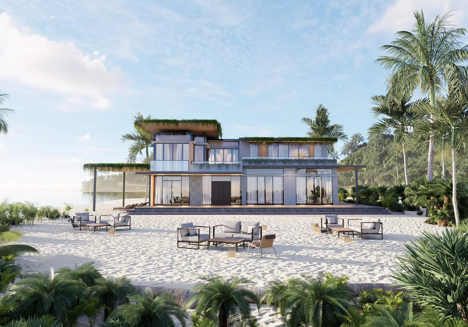 Exterior architectural render