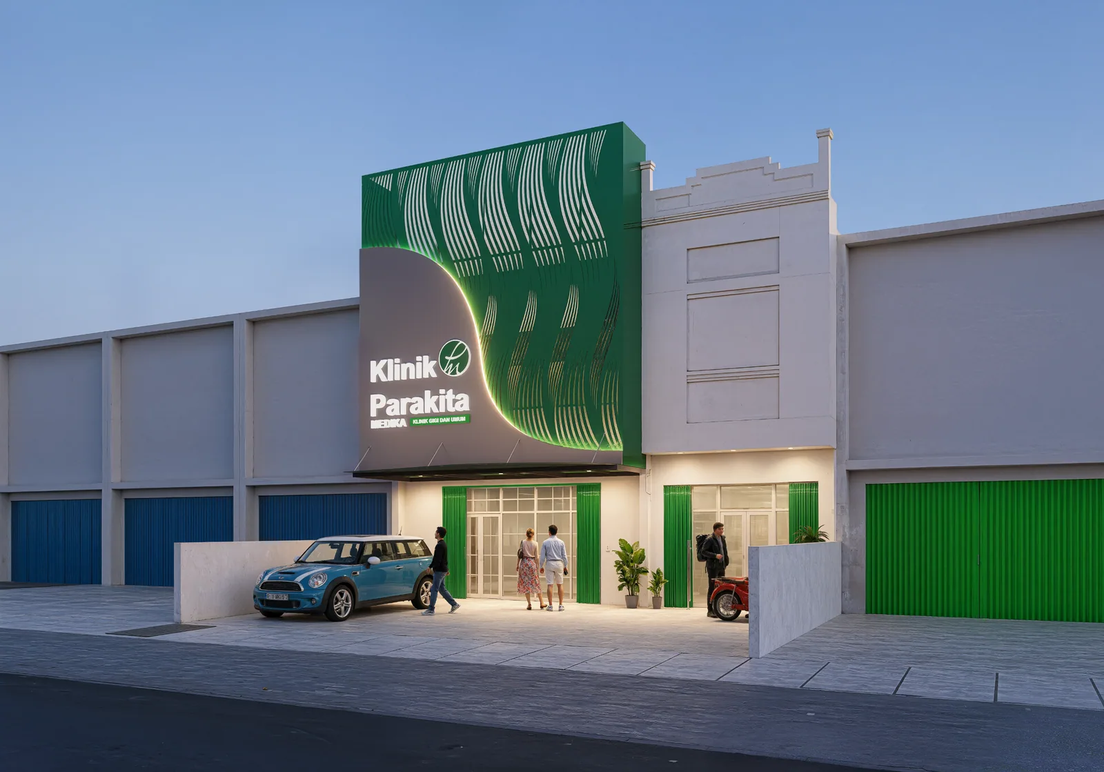 Exterior architectural render