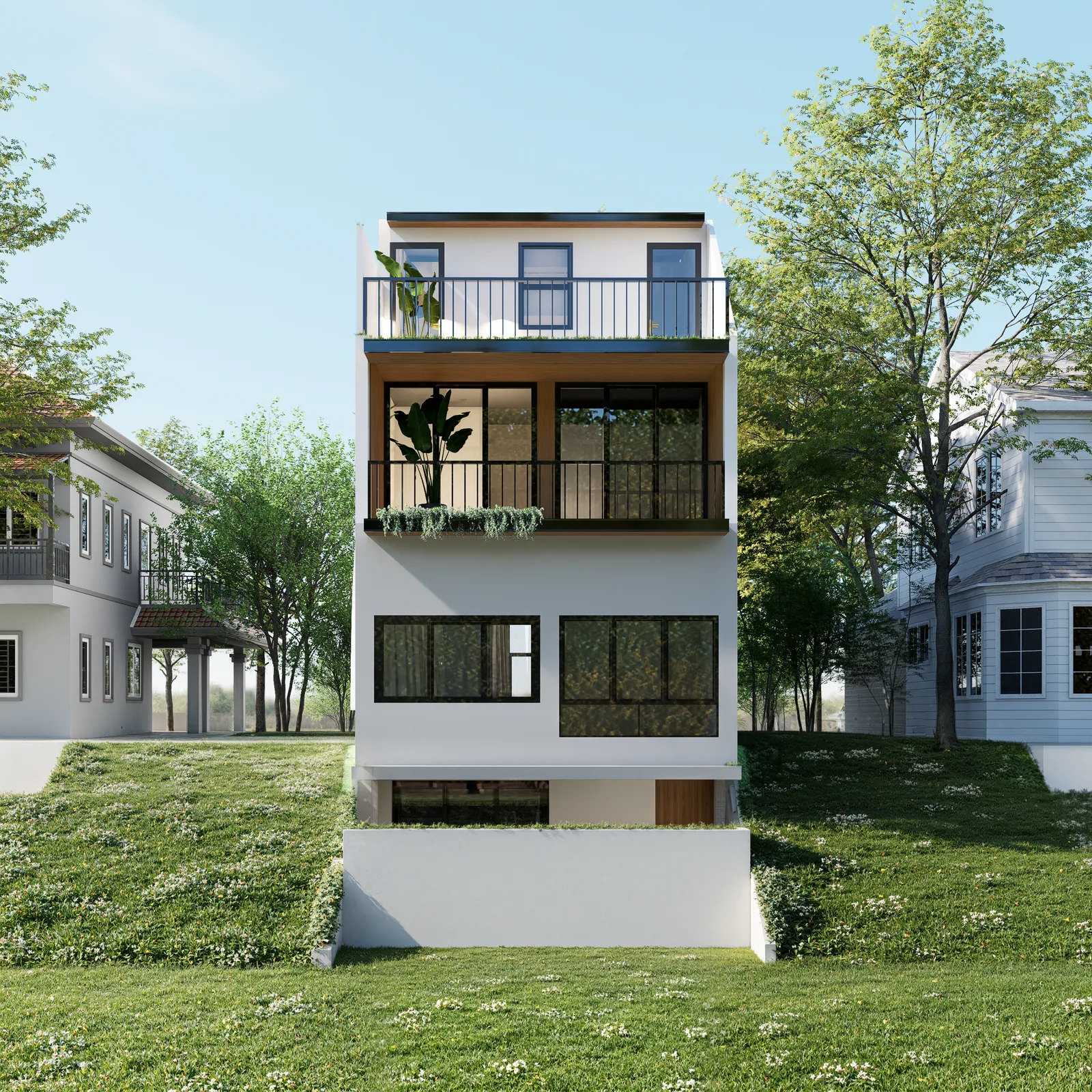 Exterior architectural render