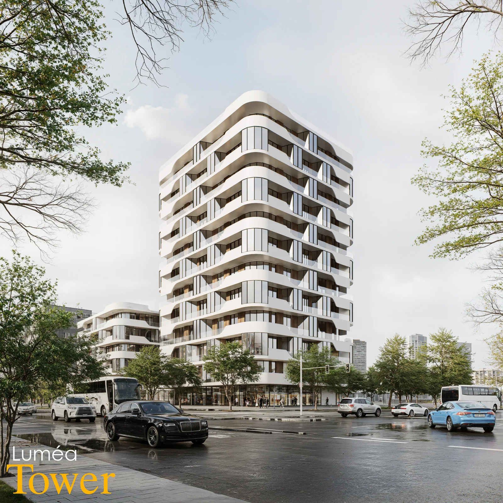 Exterior architectural render