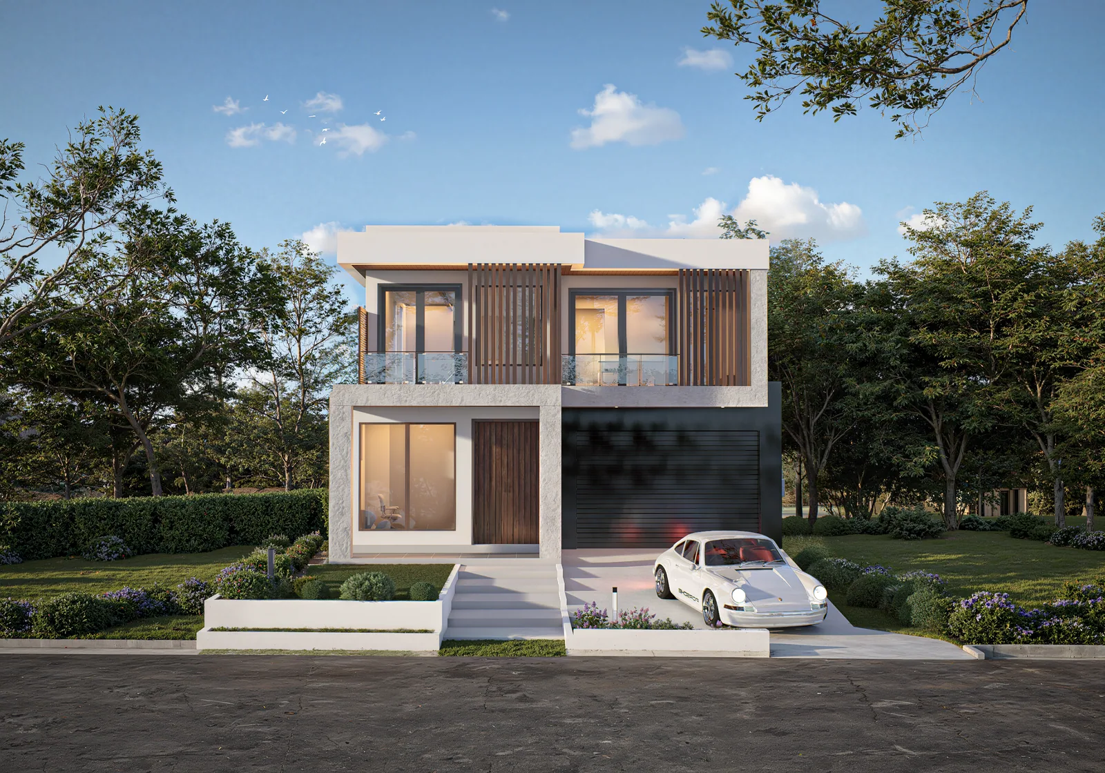 Exterior architectural render