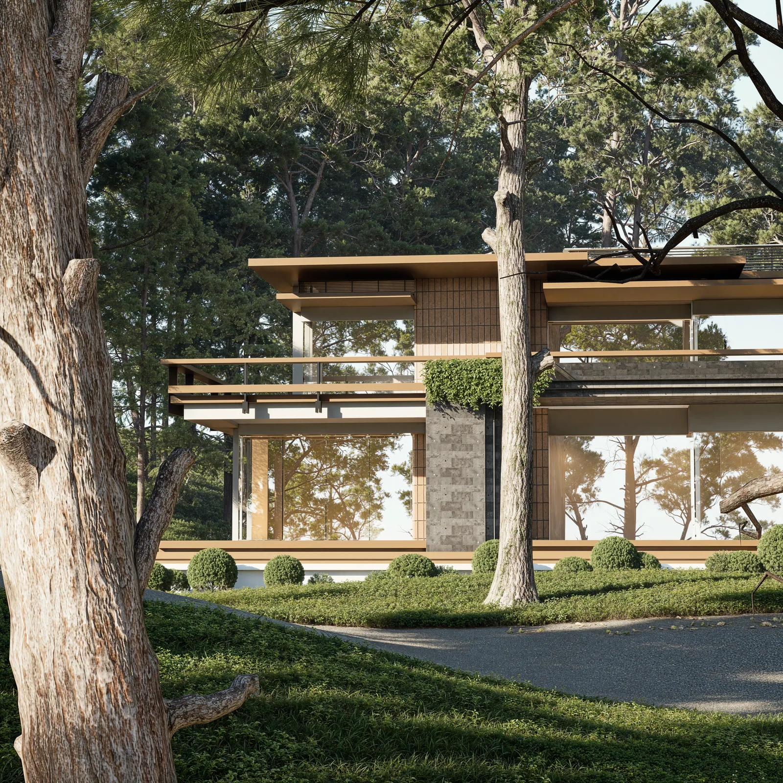 Exterior architectural render