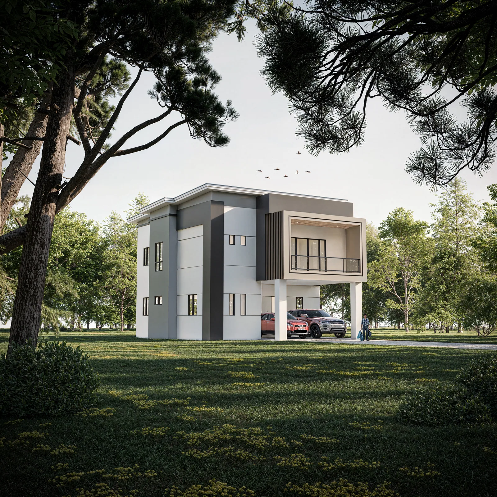 Exterior architectural render