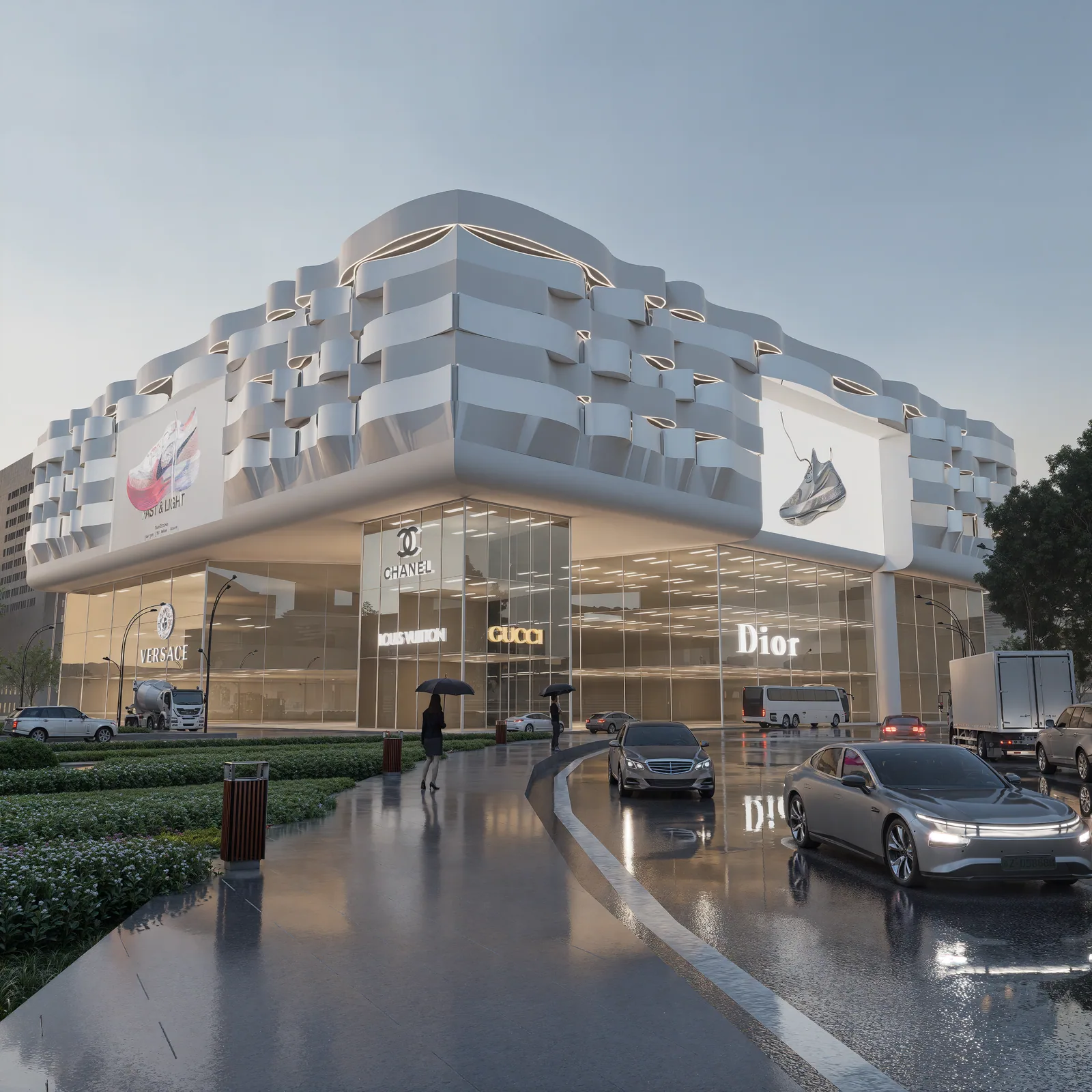 Exterior architectural render