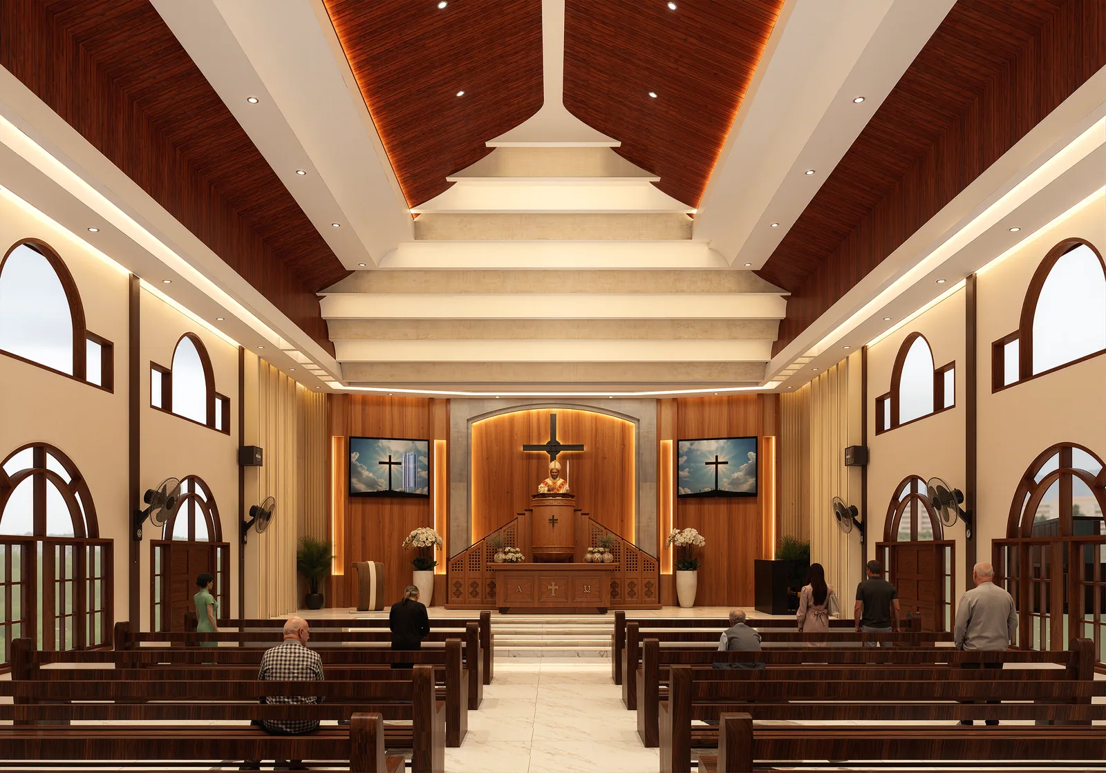 Interior architectural render