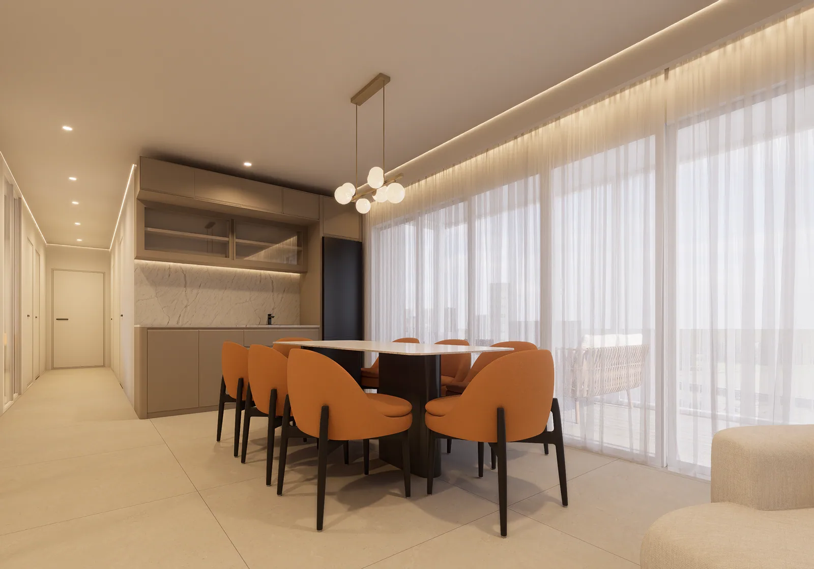 Interior architectural render