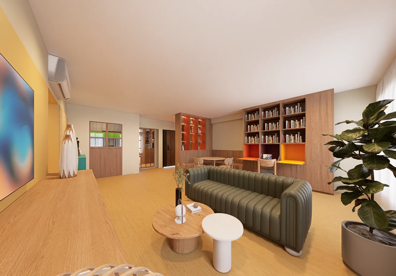 Interior architectural render