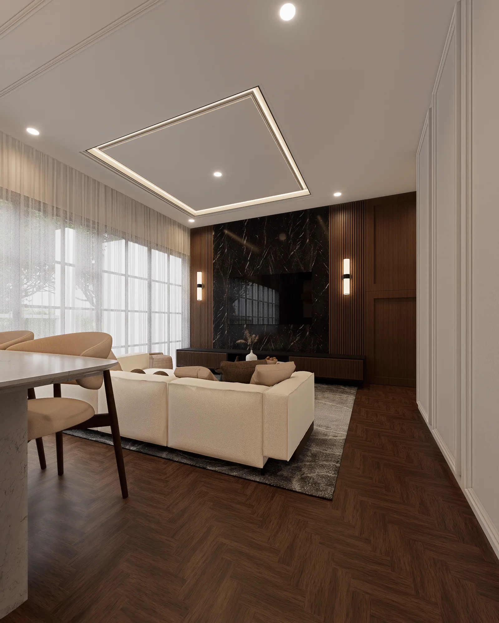 Interior architectural render