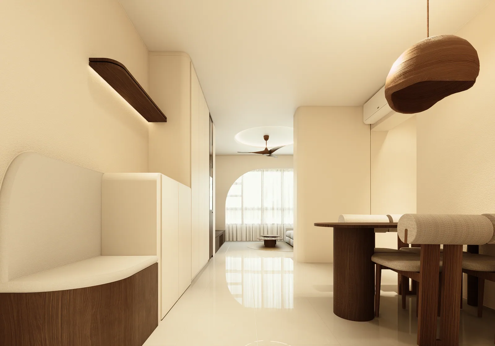 Interior architectural render