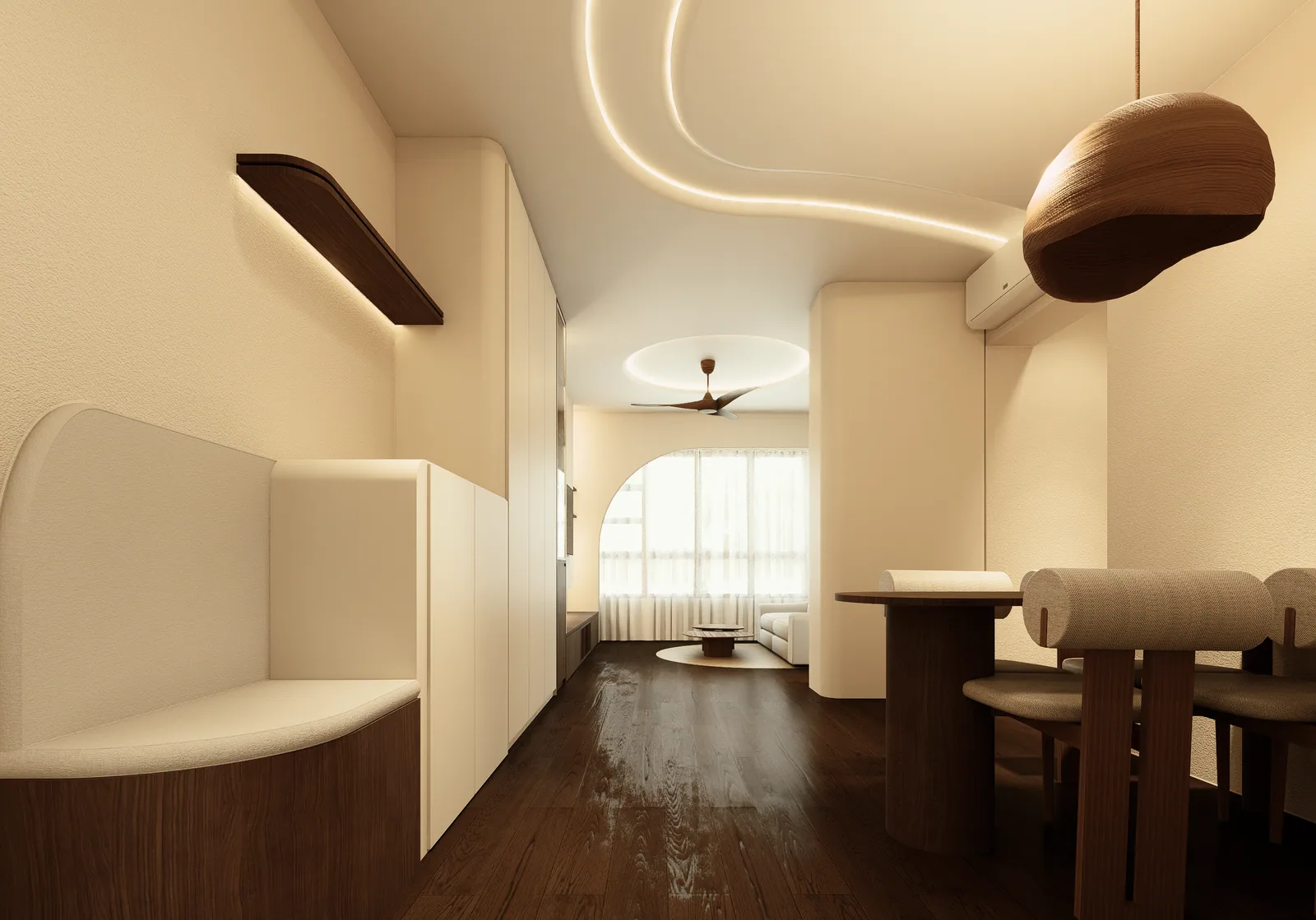 Interior architectural render
