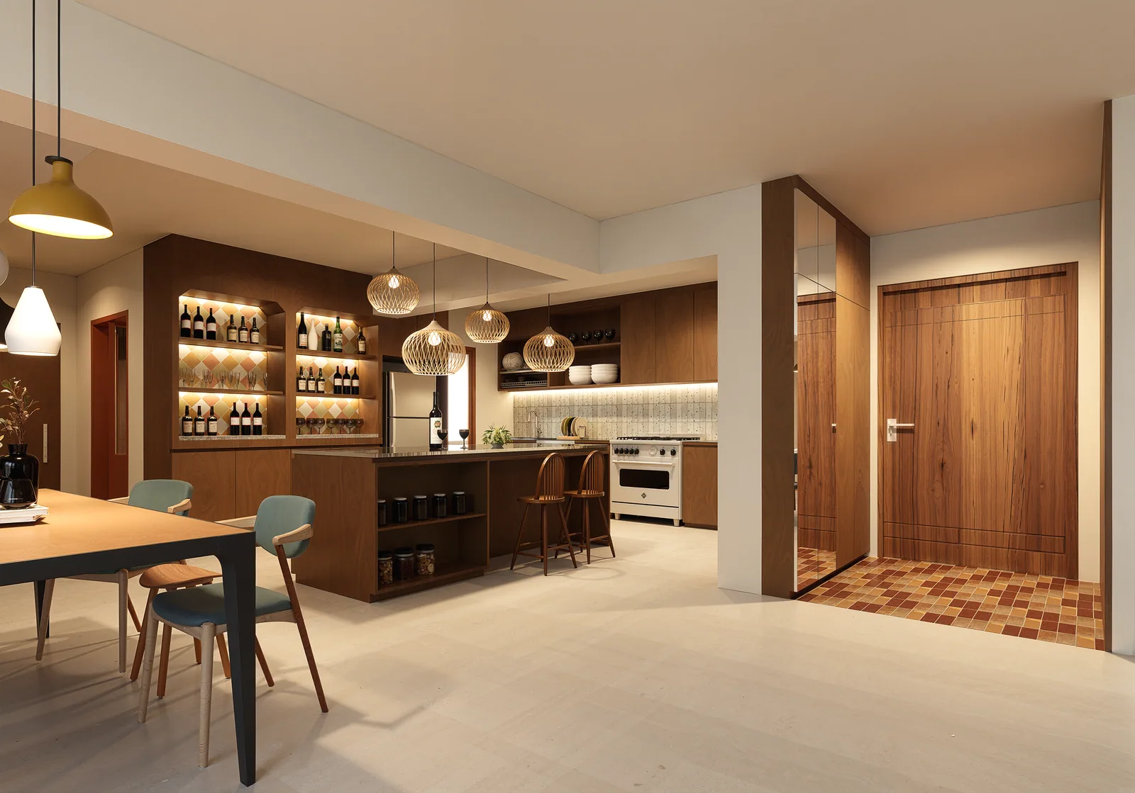 Interior architectural render