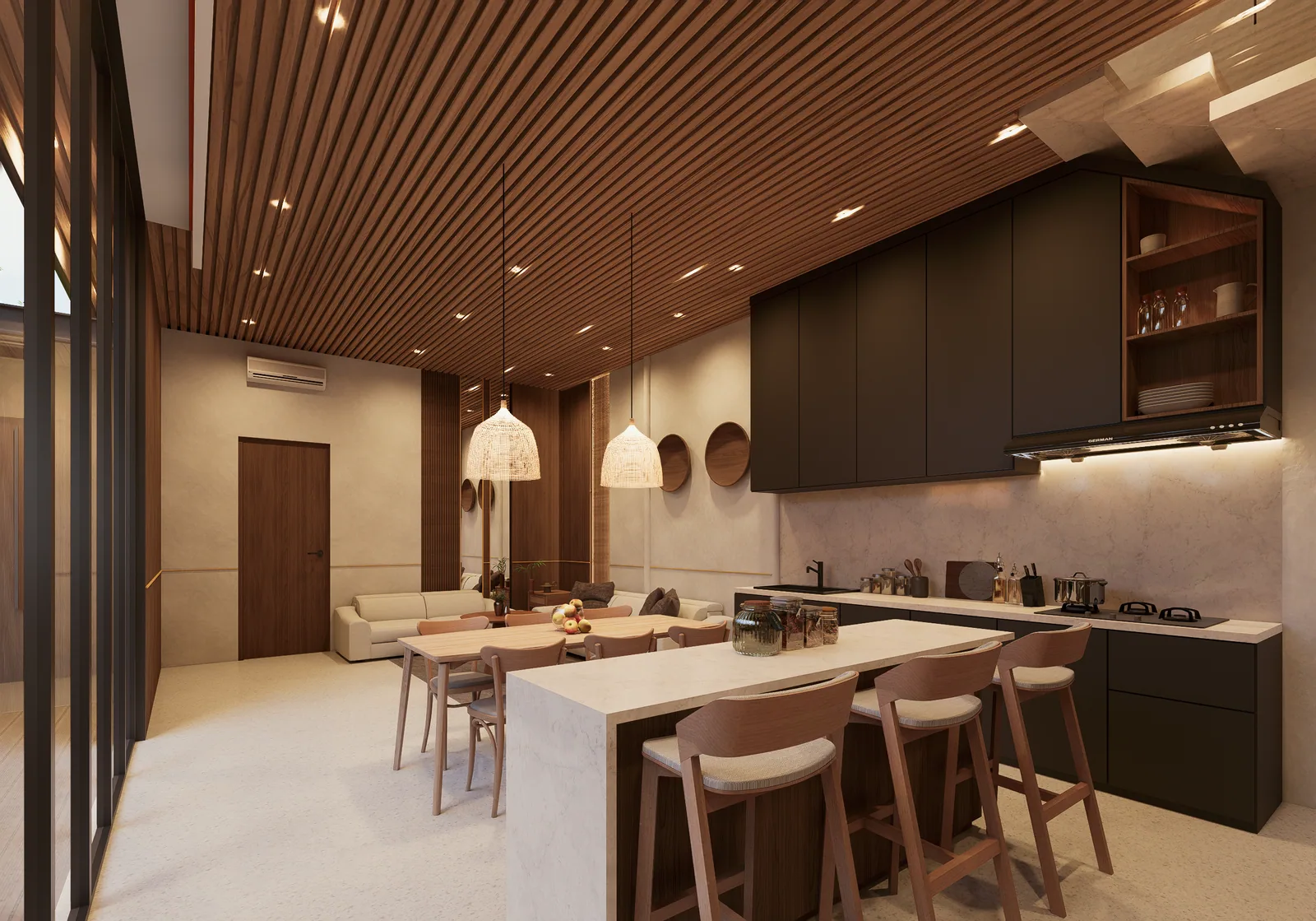 Interior architectural render