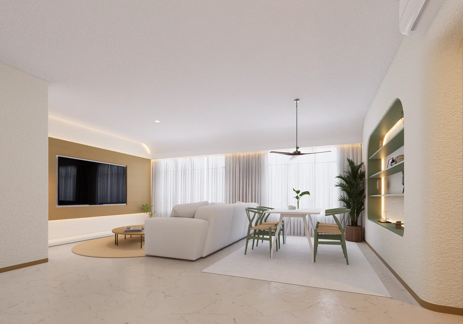 Interior architectural render