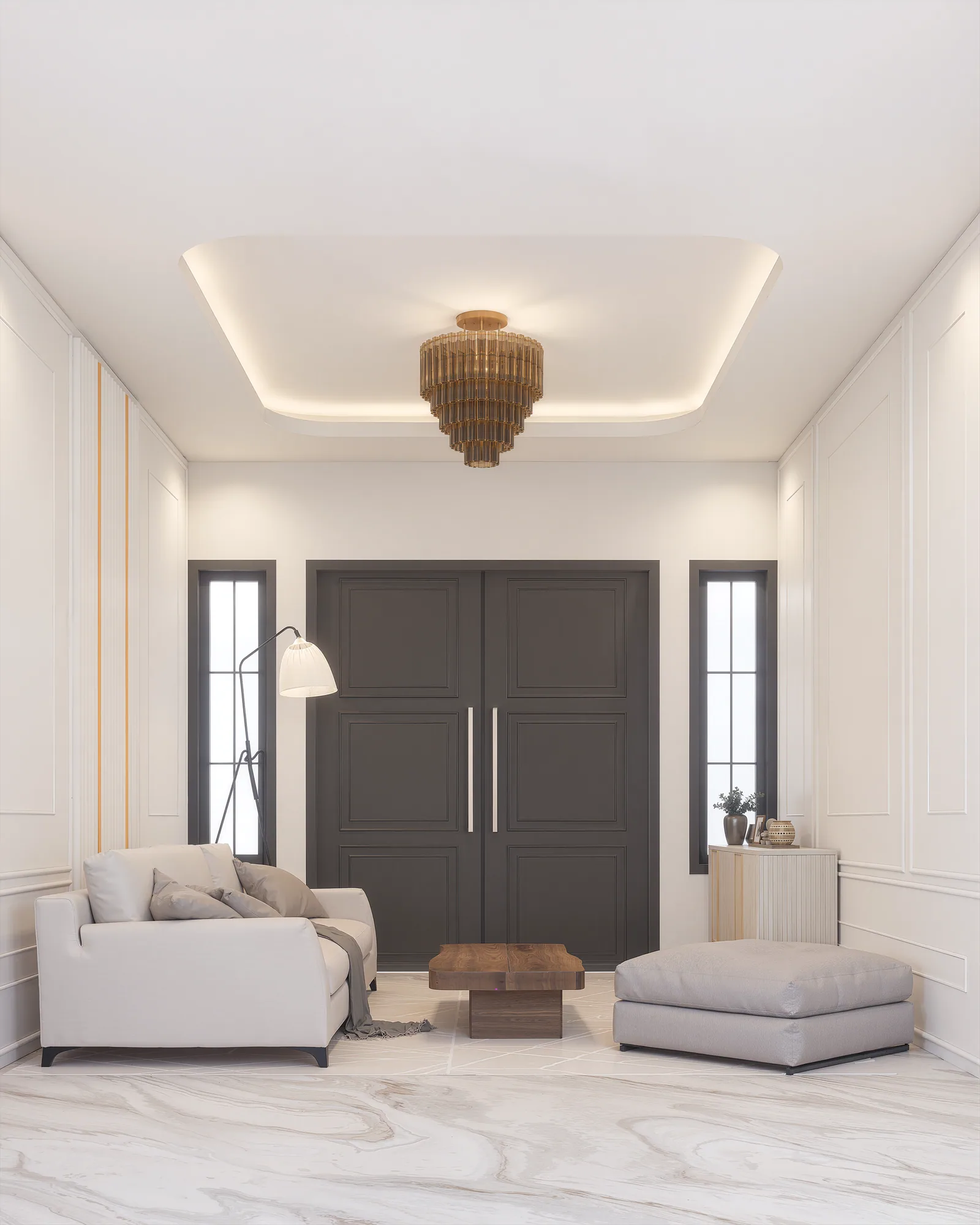 Interior architectural render